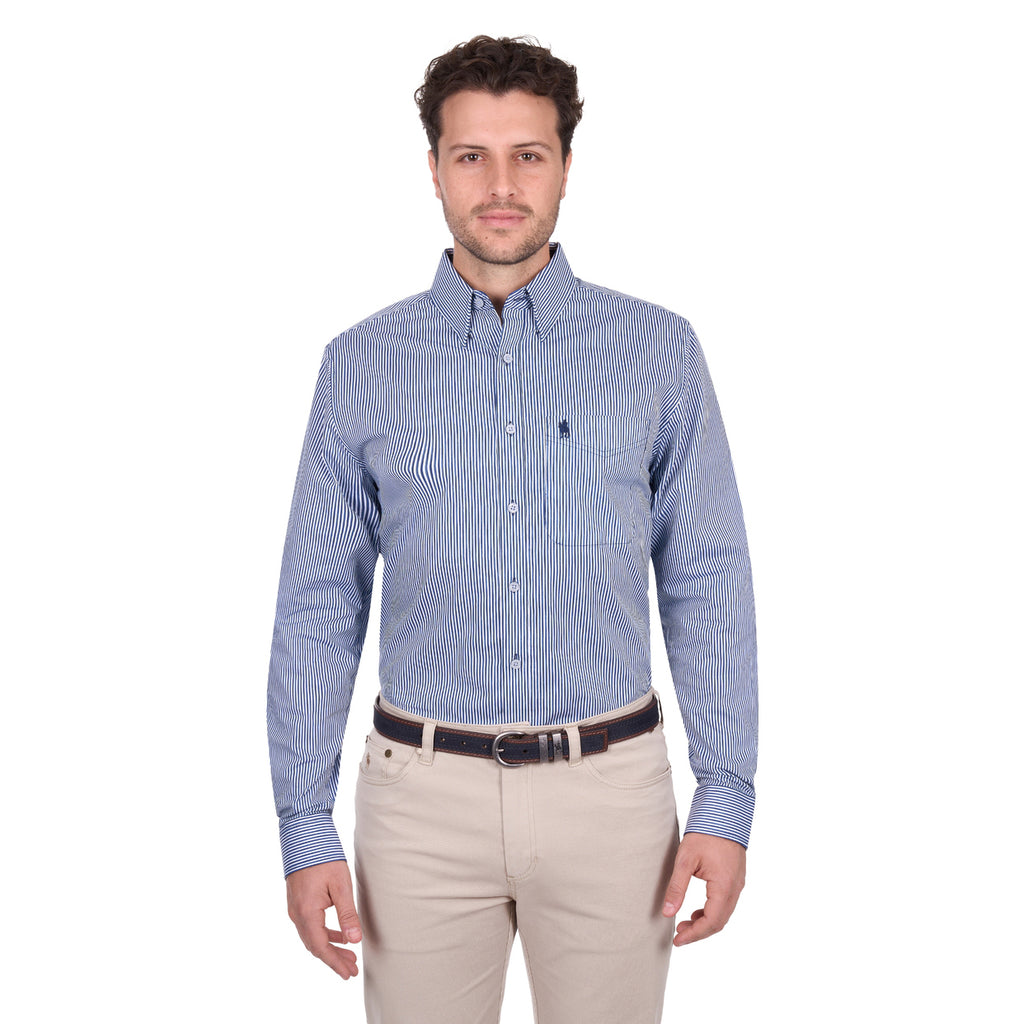 Thomas Cook Mens Gregory L/S Shirt (T6W1118043) Navy