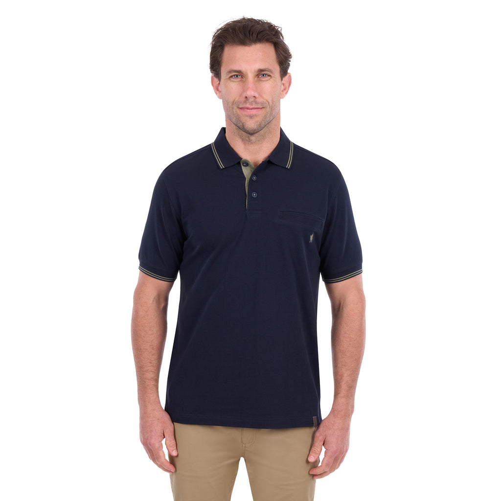 Thomas Cook Mens Henry Tailored S/S Polo (T6S1506025) Navy