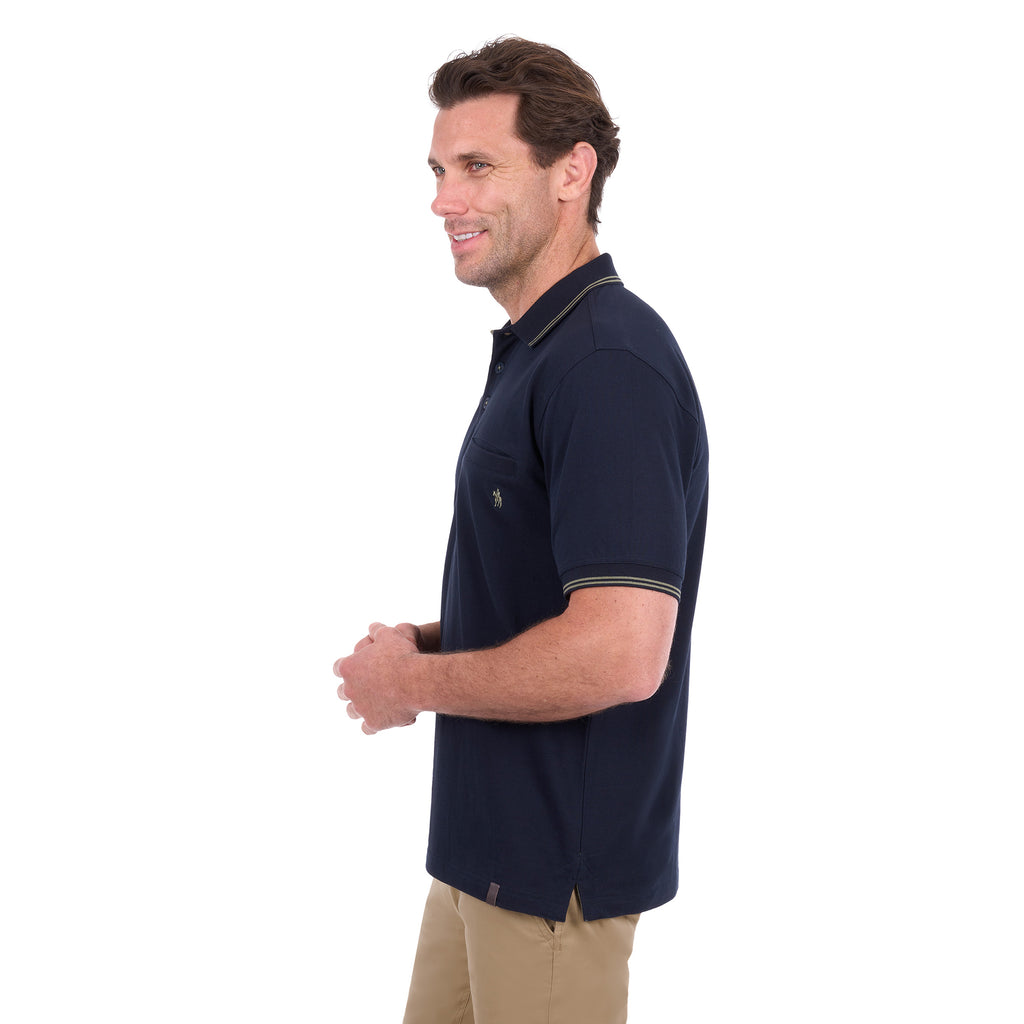 Thomas Cook Mens Henry Tailored S/S Polo (T6S1506025) Navy