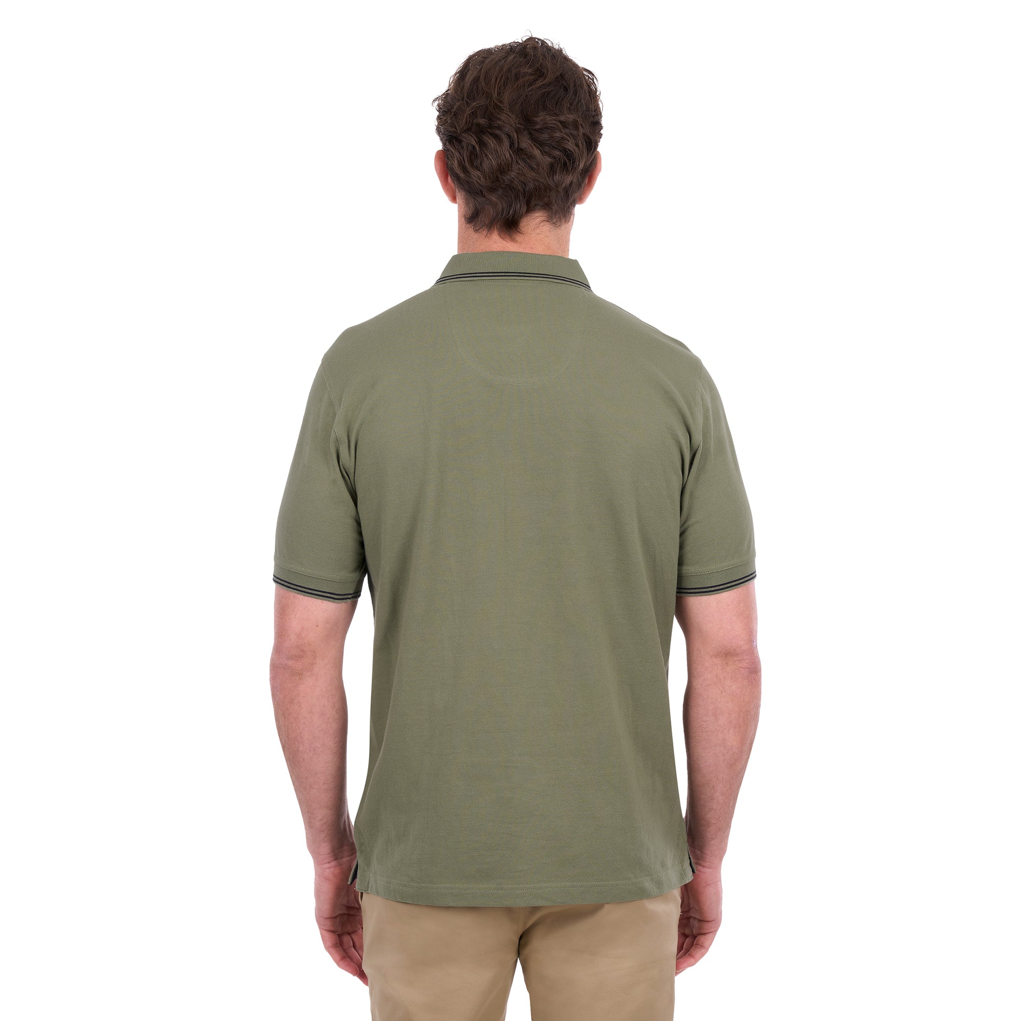 Thomas Cook Mens Henry Tailored S/S Polo (T6S1506025) Olive