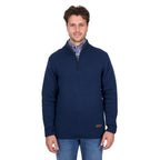 Thomas Cook Mens Jesse 1/4 Zip Jumper (T6W1519001) Blue Marle