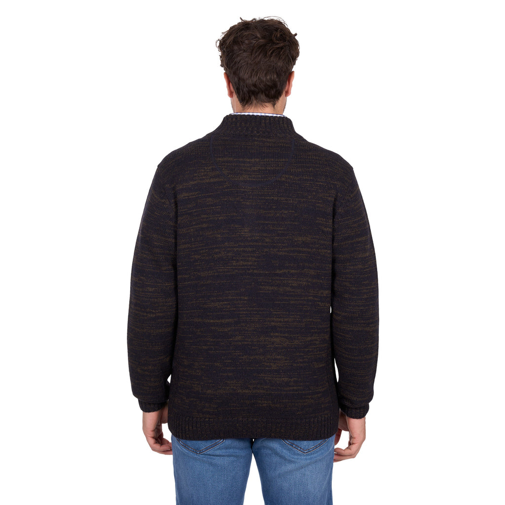 Thomas Cook Mens Jesse 1/4 Zip Jumper (T6W1519001) Chestnut