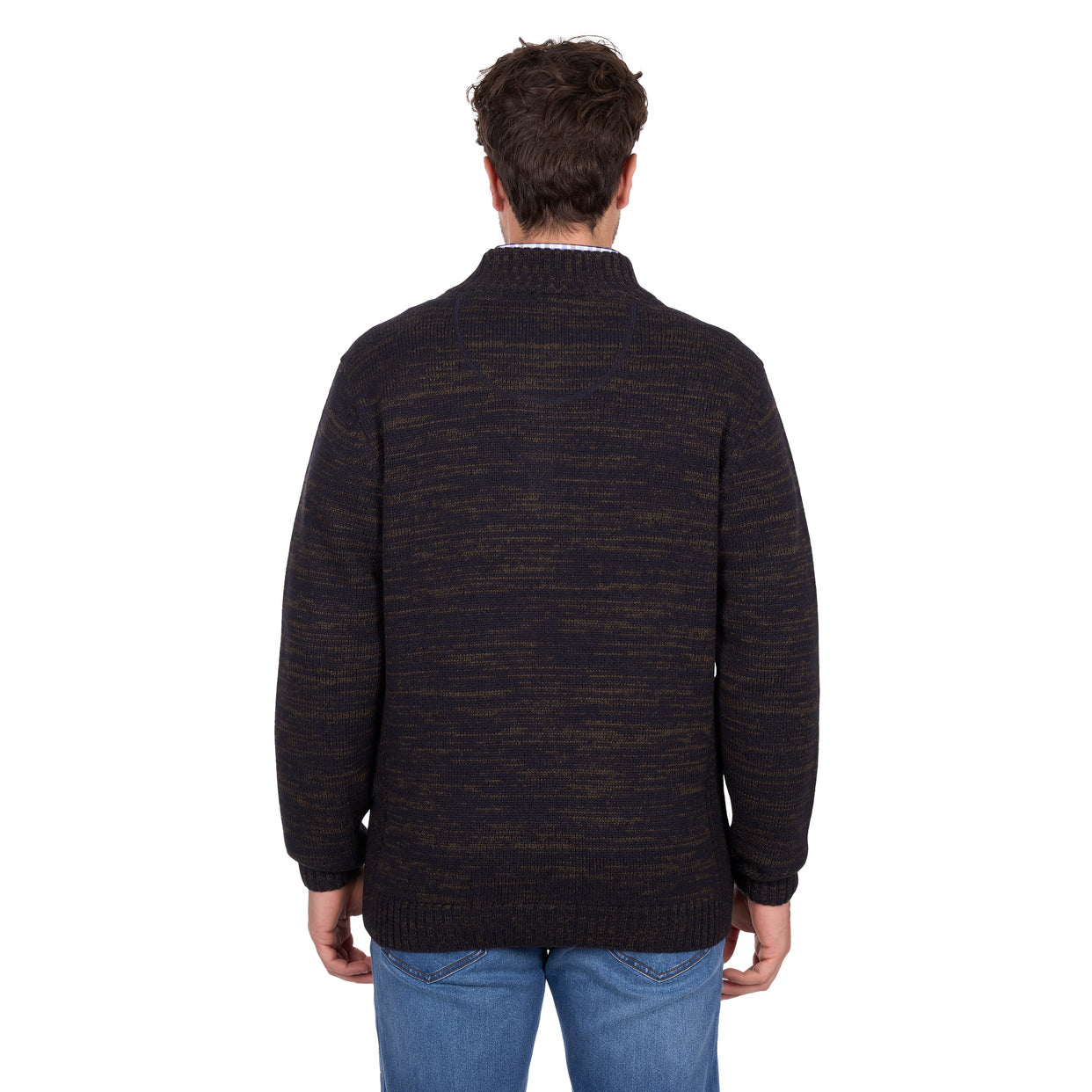 Thomas Cook Mens Jesse 1/4 Zip Jumper (T6W1519001) Chestnut