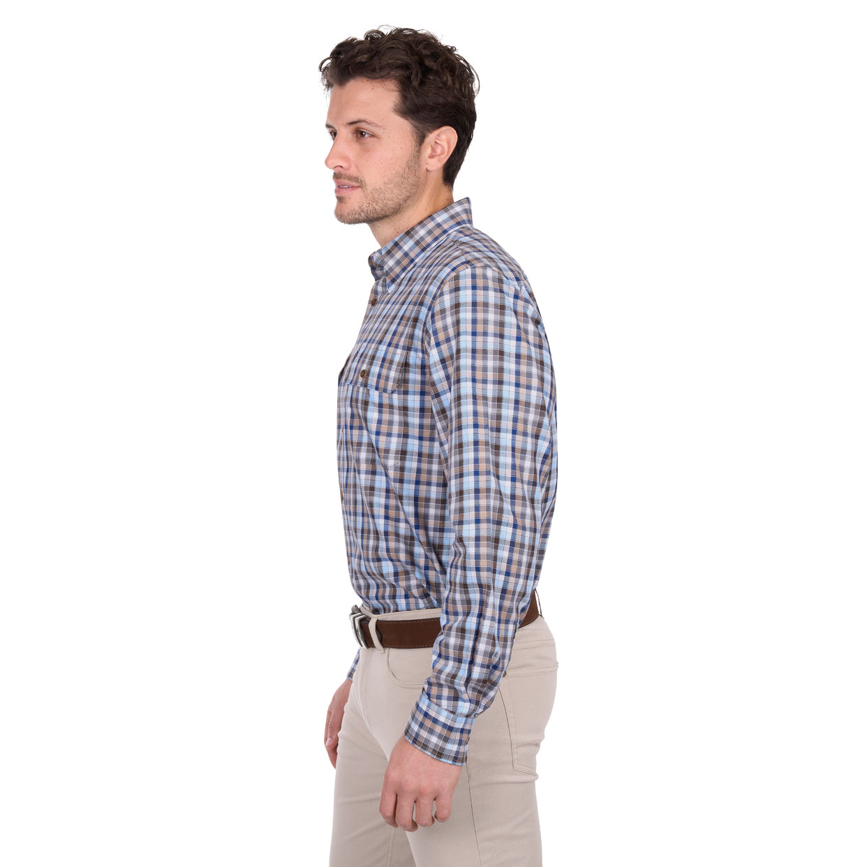 Thomas Cook Mens Jonathan L/S Shirt (T6W1115039) Blue/Multi