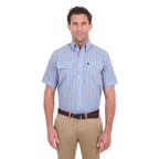 Thomas Cook Mens Jude S/S Shirt (T6S1110035) Blue/Tan