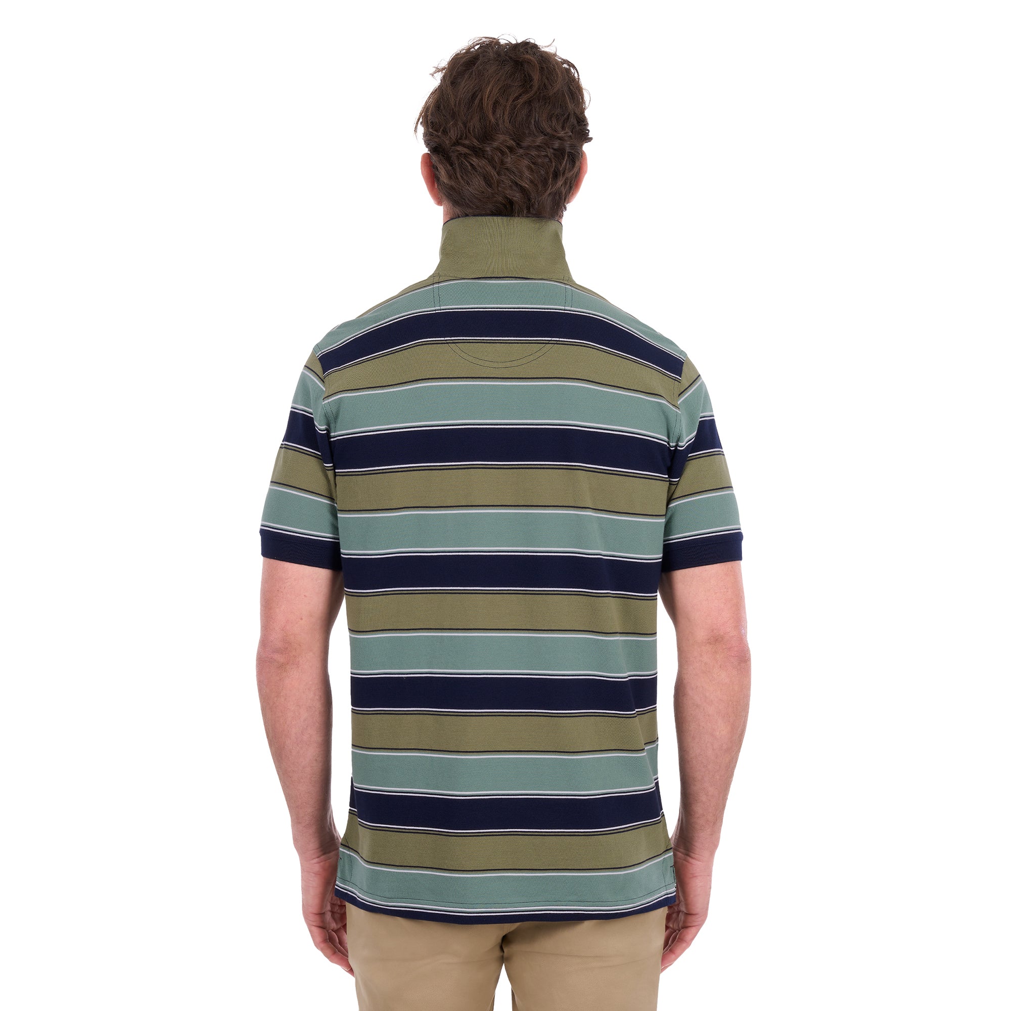 Thomas Cook Mens Lawrence S/S Polo (T6S1509015) Navy/Olive