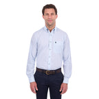 Thomas Cook Mens Leo L/S Shirt (T6S1118037) White/Blue