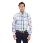 Thomas Cook Mens Louie L/S Shirt (T6S1115029) Green/Multi
