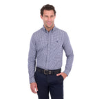 Thomas Cook Mens Luca Tailored L/S Shirt (T6S1120048) Navy/White