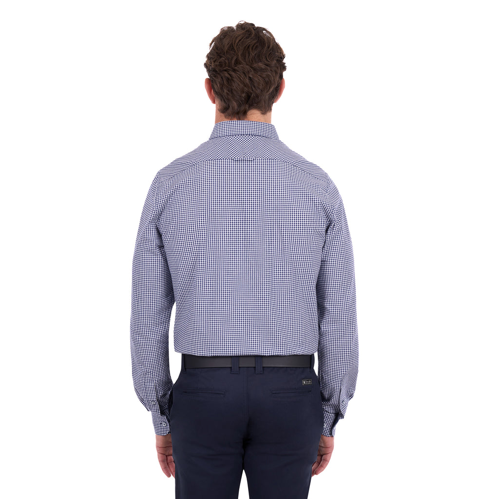 Thomas Cook Mens Luca Tailored L/S Shirt (T6S1120048) Navy/White