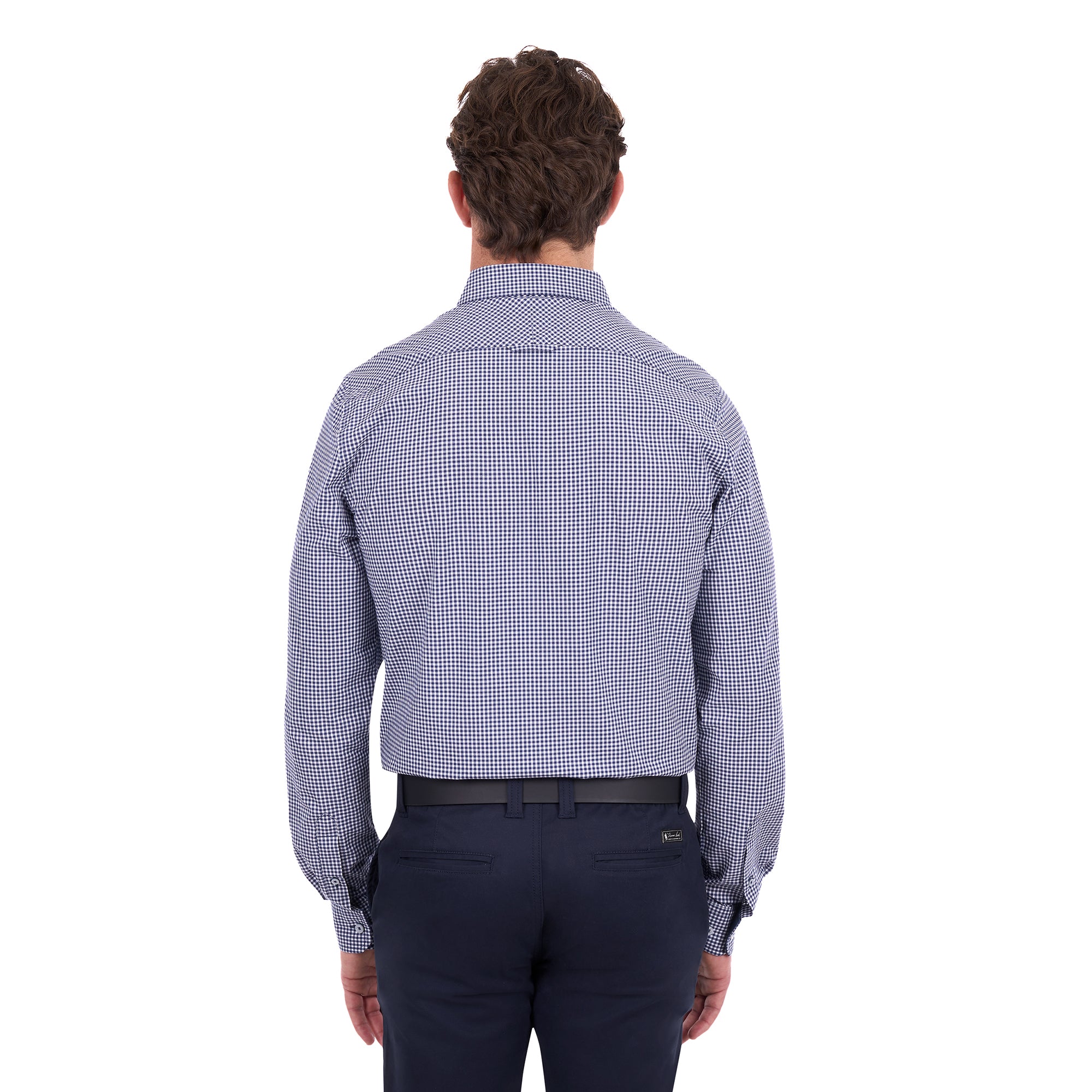 Thomas Cook Mens Luca Tailored L/S Shirt (T6S1120048) Navy/White