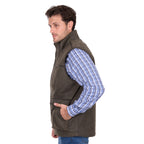 Thomas Cook Mens Marcus  Faux Oilskin Vest (T6W1607173) Rustic Mulch