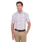 Thomas Cook Mens Max S/S Shirt (T6S1121025) Navy/Tan