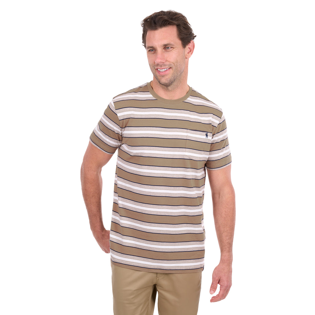 Thomas Cook Mens Nick S/S Tee (T6S1516007) Sand/Off White