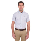 Thomas Cook Mens Noah Tailored S/S Shirt (T6S1121050) White/Royal