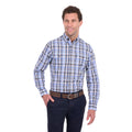 Thomas Cook Mens Roman L/S Shirt (T6S1115032) Light Blue/Black