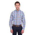 Thomas Cook Mens Roman L/S Shirt (T6S1115032) Light Blue/Black