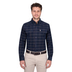 Thomas Cook Mens Ronald Thermal L/S Shirt (T6W1115028) Navy/Tan