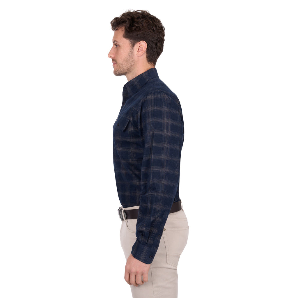 Thomas Cook Mens Ronald Thermal L/S Shirt (T6W1115028) Navy/Tan