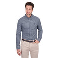 Thomas Cook Mens Ryan Tailored L/S Shirt (T6W1121047) Navy/Blue