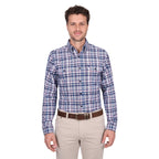 Thomas Cook Mens Sean L/S Shirt (T6W1115032) Blue/Red
