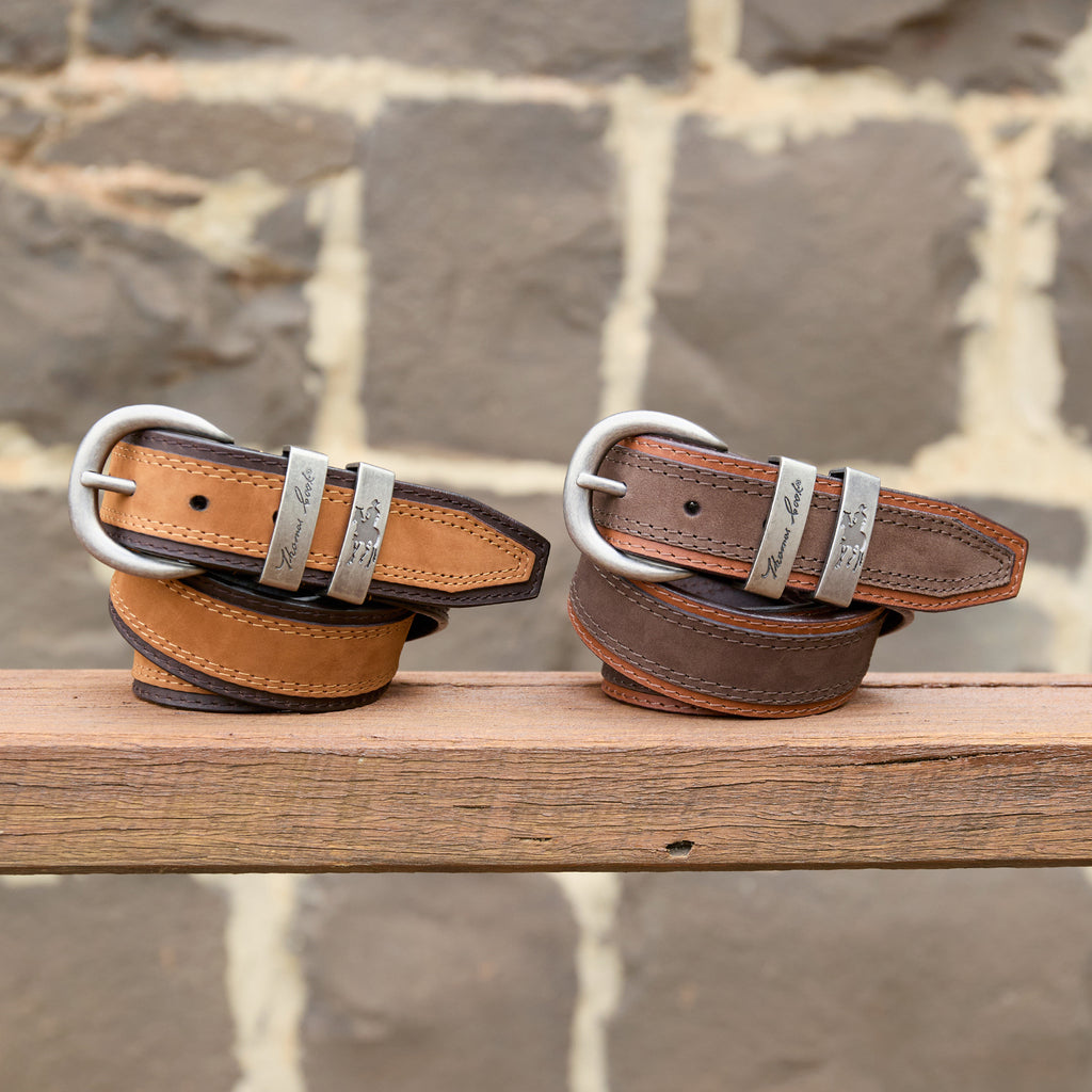 Thomas Cook Mens Stanley Belt (TCP1977BEL) Camel/Chocolate