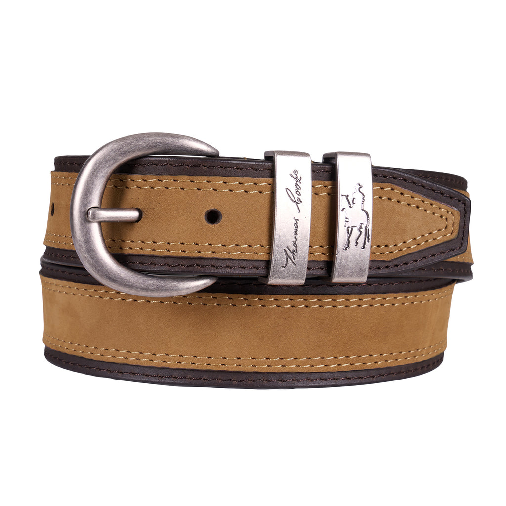 Thomas Cook Mens Stanley Belt (TCP1977BEL) Camel/Chocolate