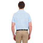 Thomas Cook Mens TC Linen S/S Shirt (T6S1121045) Light Blue Marle