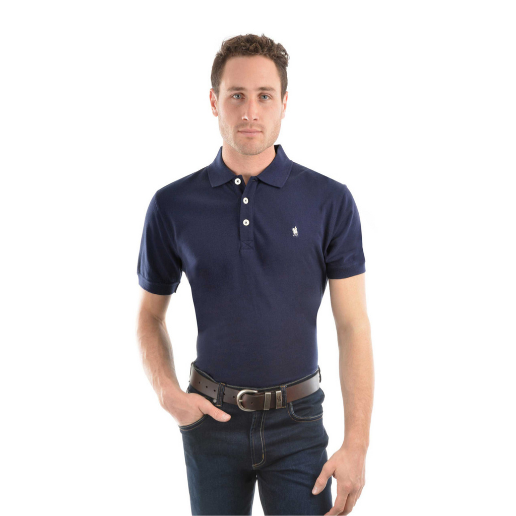 Thomas Cook Mens Tailored S/S Polo (TCP1506009) Dark Navy