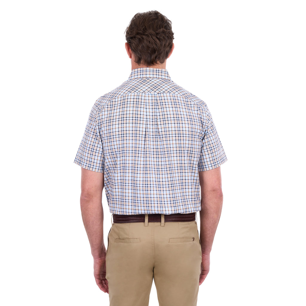 Thomas Cook Mens Ted S/S Shirt (T6S1110041) Navy/Tan
