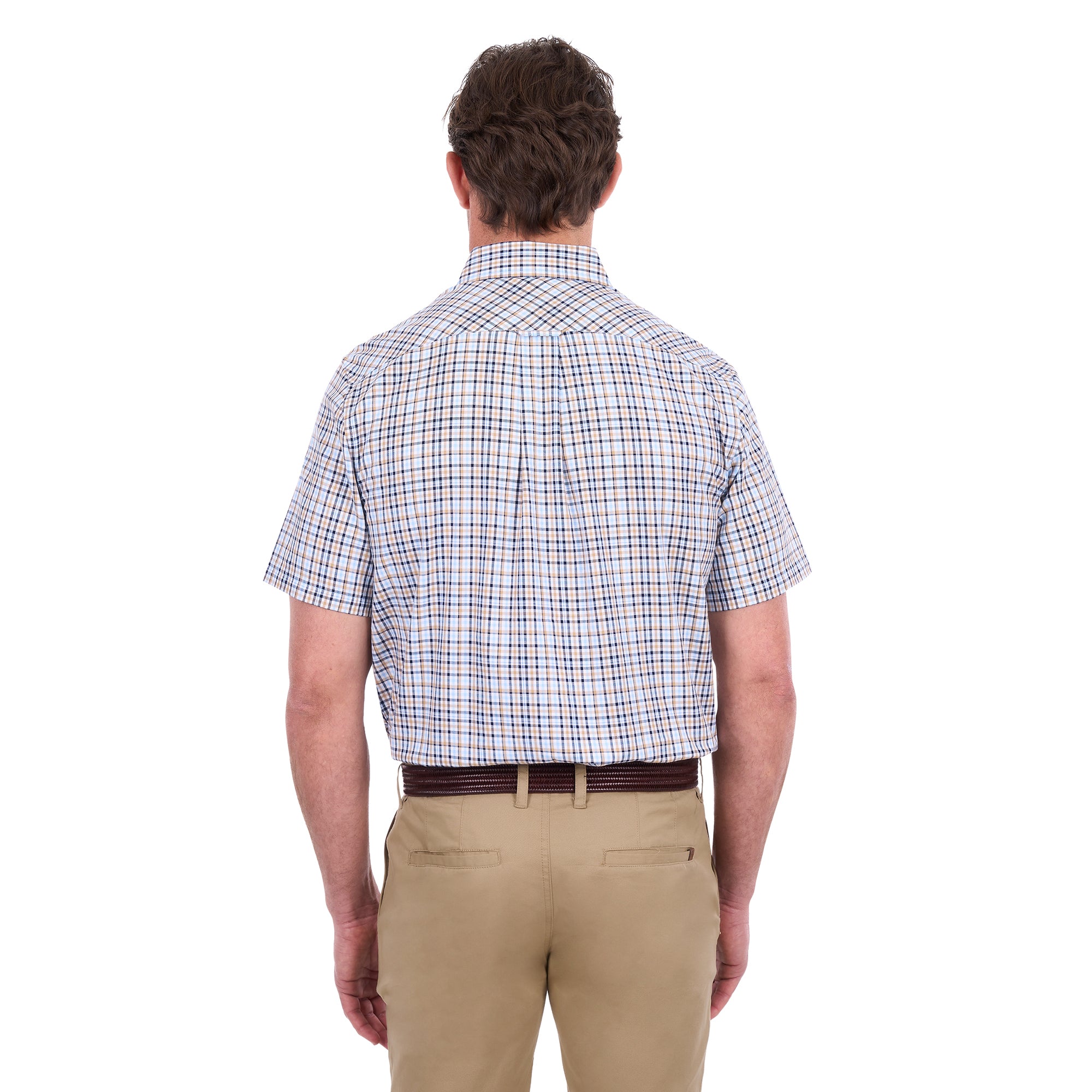 Thomas Cook Mens Ted S/S Shirt (T6S1110041) Navy/Tan