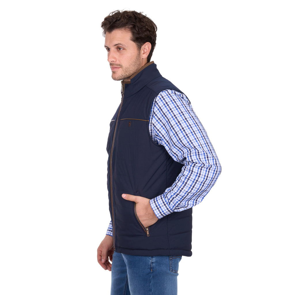 Thomas Cook Mens Toby Reversible Vest (T6W1608170) Navy/Tan