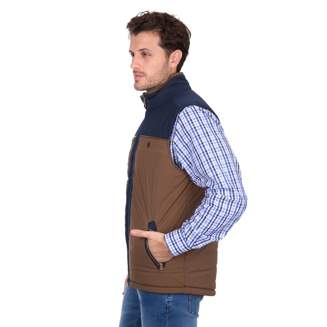 Thomas Cook Mens Toby Reversible Vest (T6W1608170) Navy/Tan