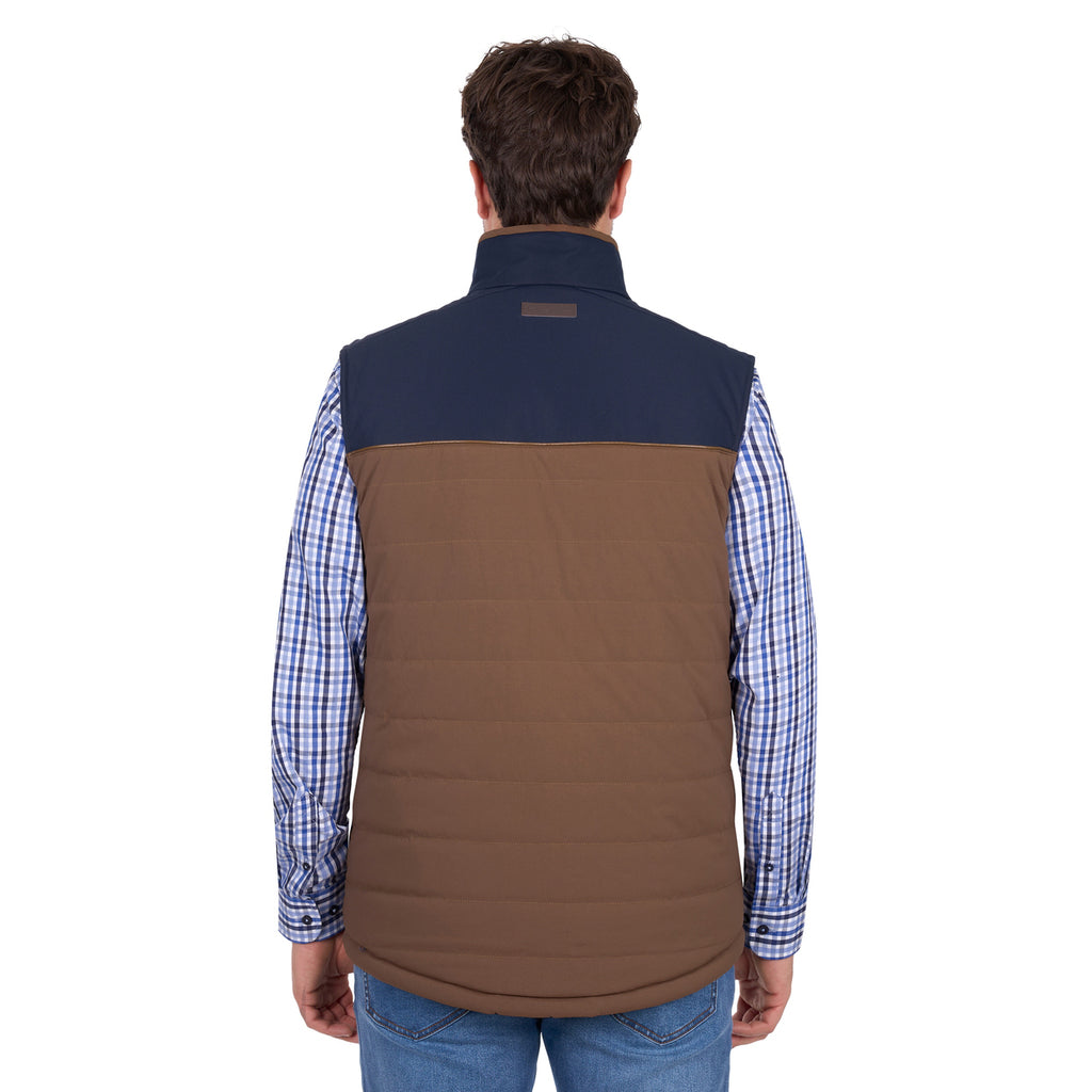 Thomas Cook Mens Toby Reversible Vest (T6W1608170) Navy/Tan
