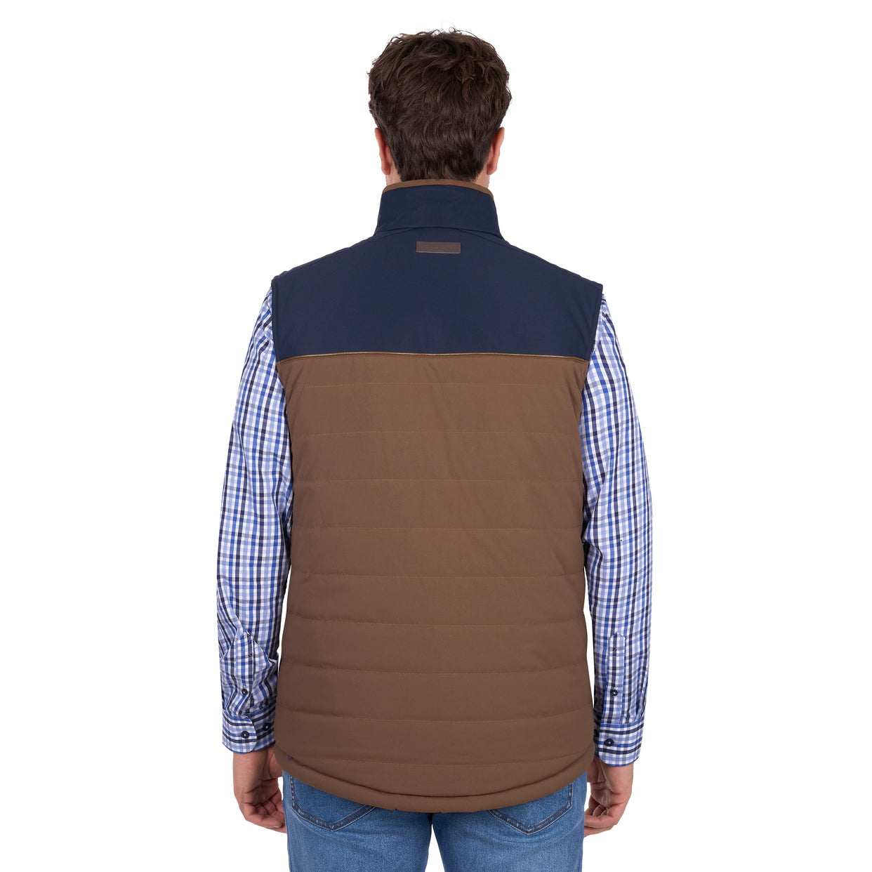 Thomas Cook Mens Toby Reversible Vest (T6W1608170) Navy/Tan