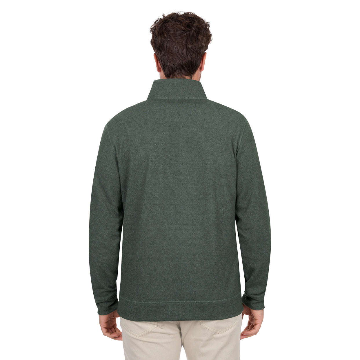 Thomas Cook Mens Vic Reversible 1/4 Zip Jumper (T6W1531173) Green/Navy