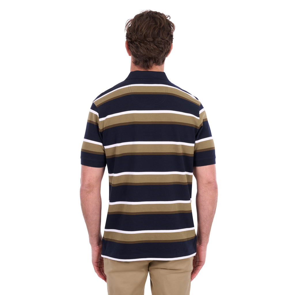 Thomas Cook Mens Vincent S/S Polo (T6S1509023) Navy/Tan