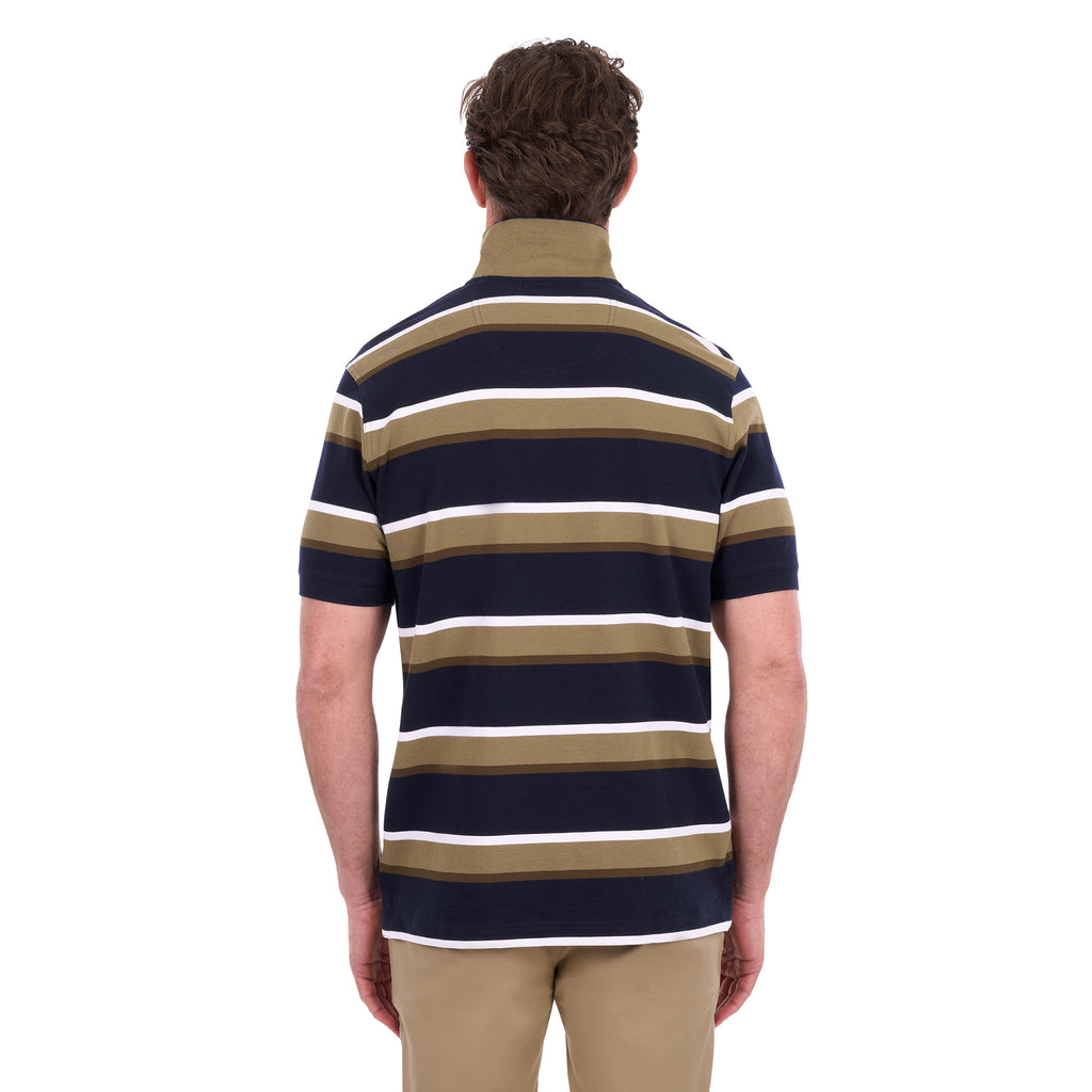 Thomas Cook Mens Vincent S/S Polo (T6S1509023) Navy/Tan