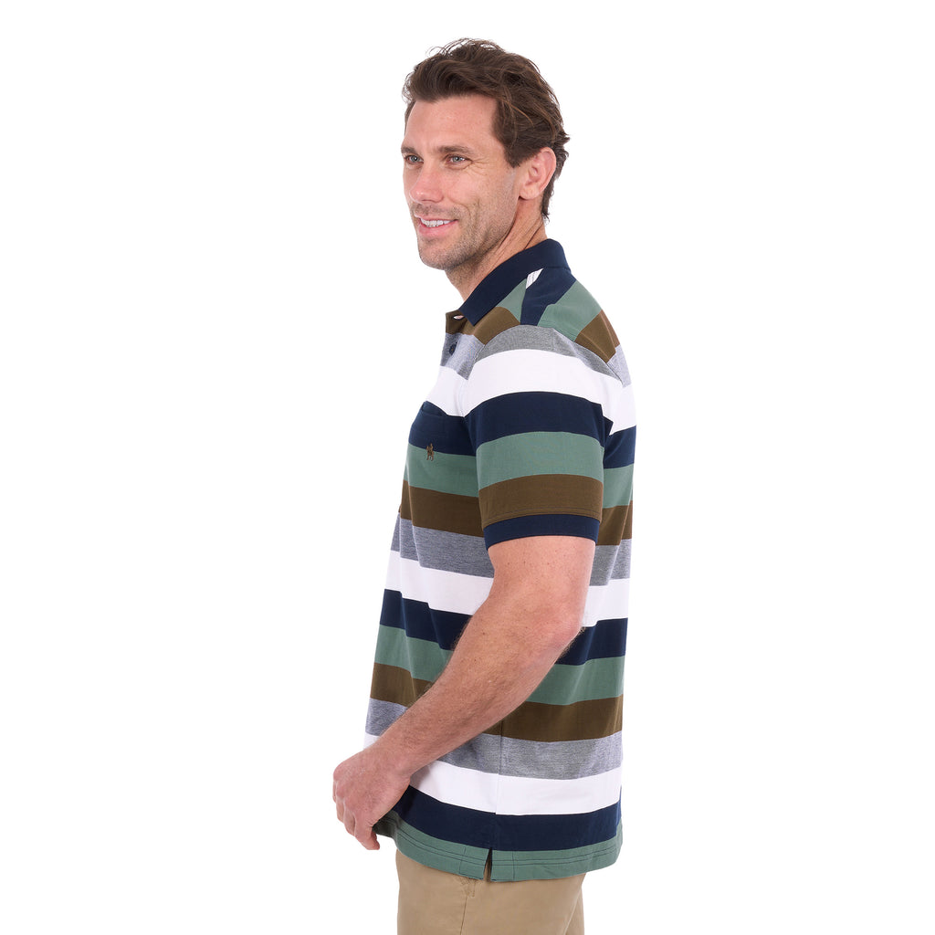 Thomas Cook Mens Wayne S/S Polo (T6S1509020) Tan/Sage