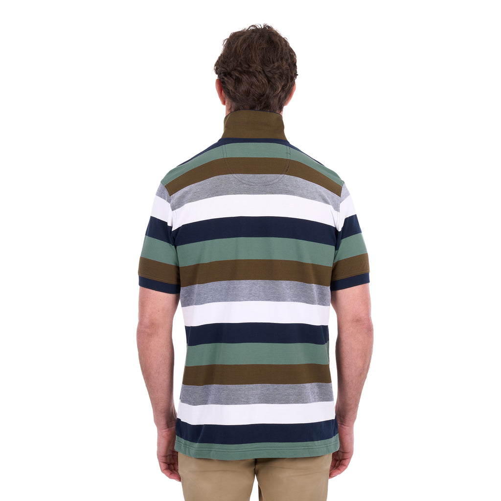 Thomas Cook Mens Wayne S/S Polo (T6S1509020) Tan/Sage