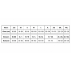 Thomas Cook Unisex Shirt Size Chart