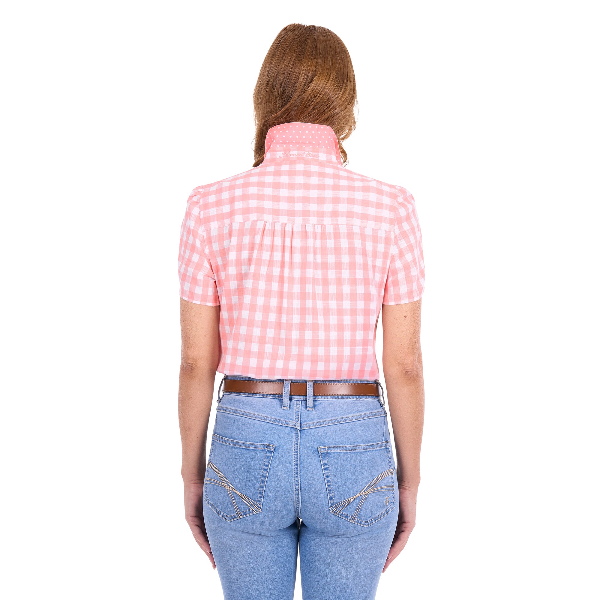Thomas Cook Womens Agnes S/S Shirt (T6S2113074) Peach/White
