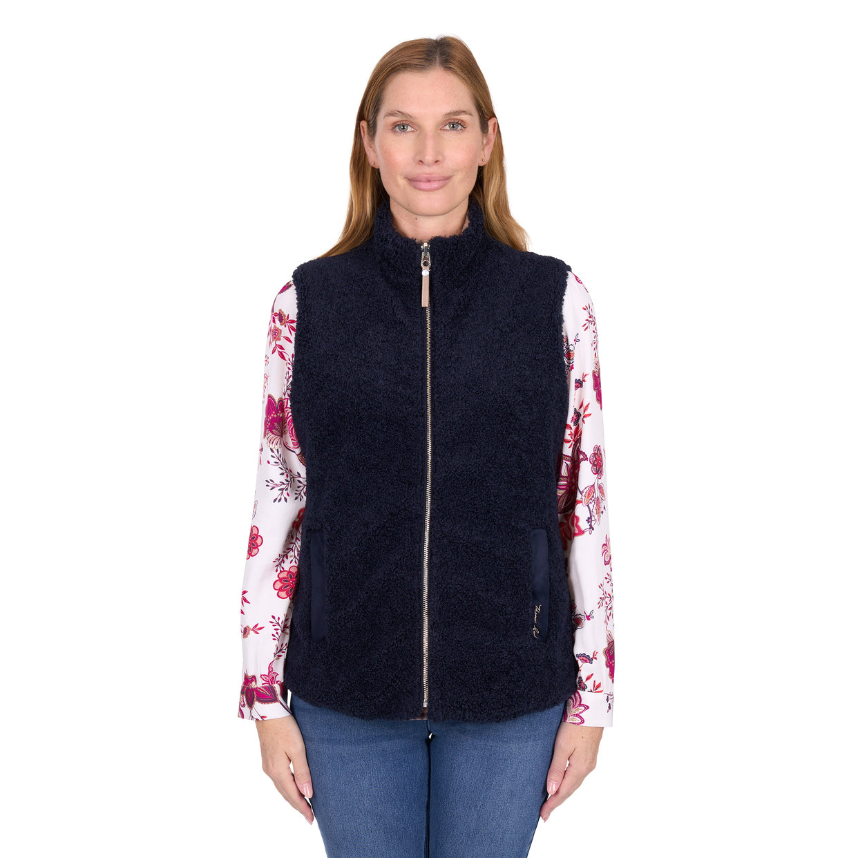 Thomas Cook Womens Astrid Reversible Vest (T6W2616058) Tan/Navy