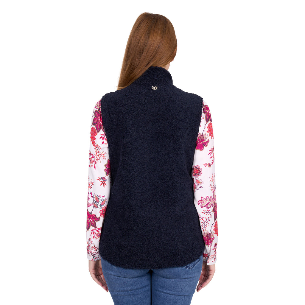 Thomas Cook Womens Astrid Reversible Vest (T6W2616058) Tan/Navy