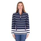 Thomas Cook Womens Ava 1/4 Zip Rugby (T6W2527077) Navy/White