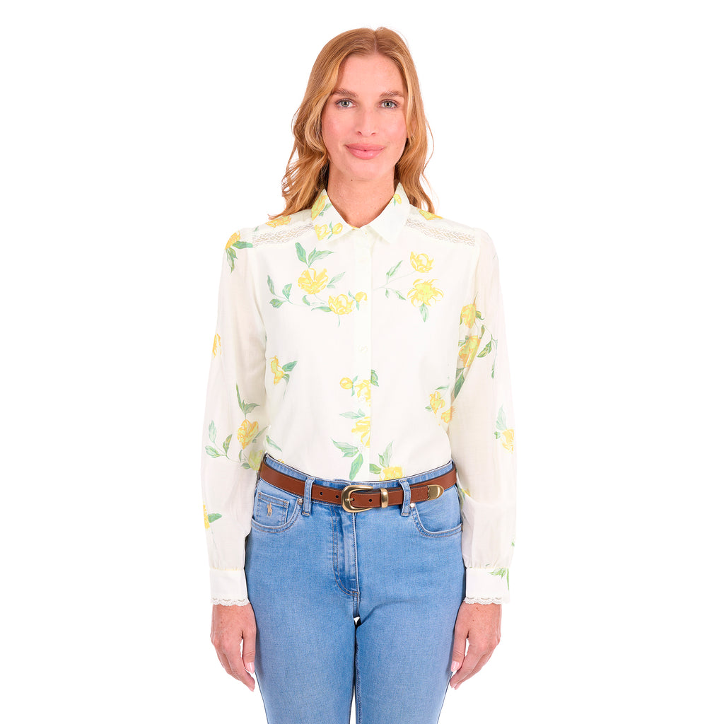 Thomas Cook Womens Belle L/S Shirt (T6S2123072) Pastel Yellow