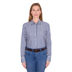 Thomas Cook Womens Celine L/S Shirt (T6W2130085) Navy/White
