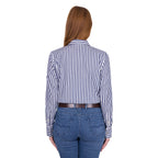 Thomas Cook Womens Celine L/S Shirt (T6W2130085) Navy/White