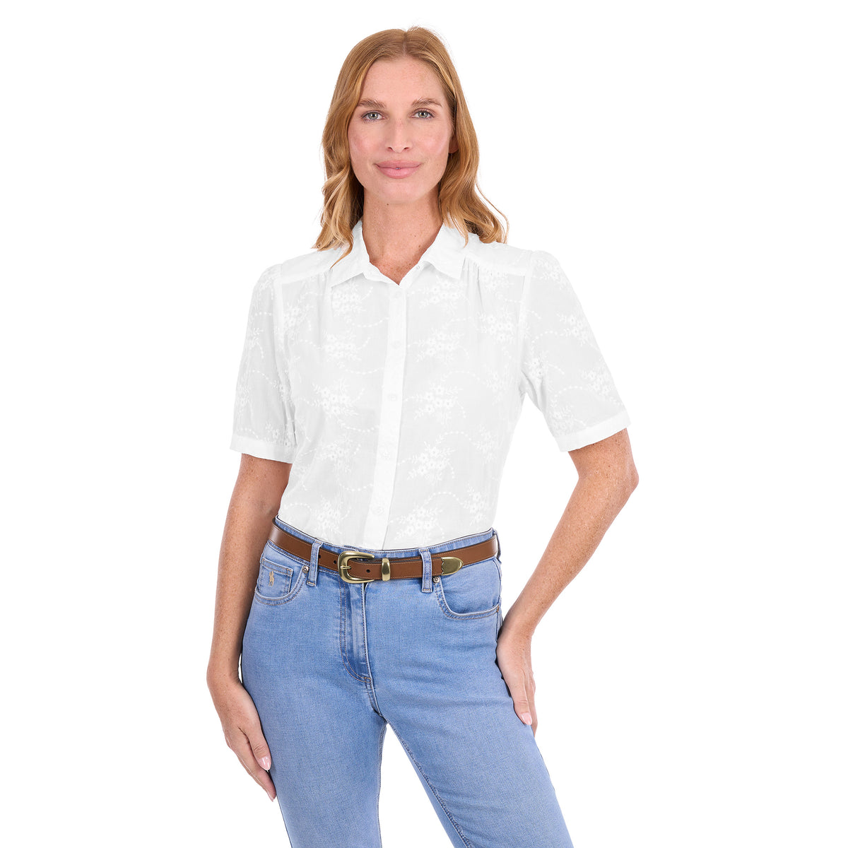 Thomas Cook Womens Charlene S/S Shirt (T6S2125076) White