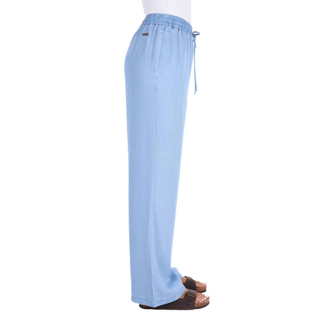 Thomas Cook Womens Clara Lyocell Pants (T6S2217100) Light Wash